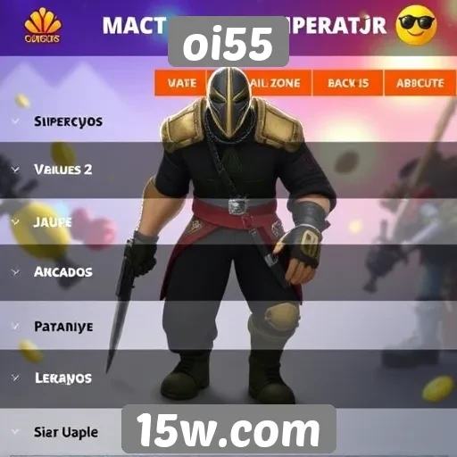 Comparação de jogos disponíveis no oi55 com outros sites